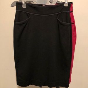 Banana Republic Black A Line Stretch Skirt